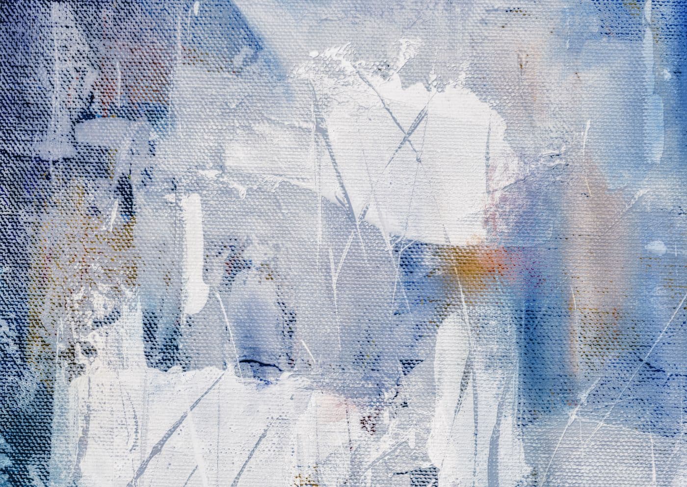 Gorge, From the Rim (2023) — Oil and cold wax on birch panel