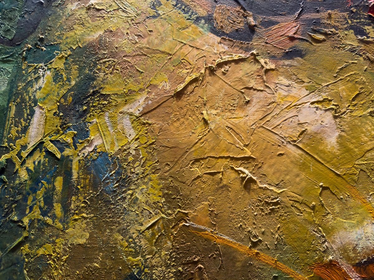 Smoke, Low (2025) — Oil and cold wax on birch panel